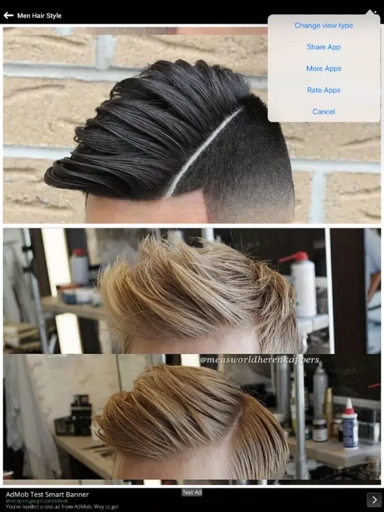 Latest Hairstyles / Beards iPad  スクリーンショット