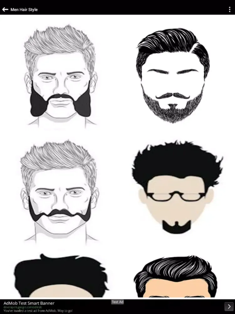 Latest Hairstyles / Beards iPad  スクリーンショット