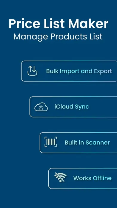 Price List Maker - Creator سکرین شاٹس
