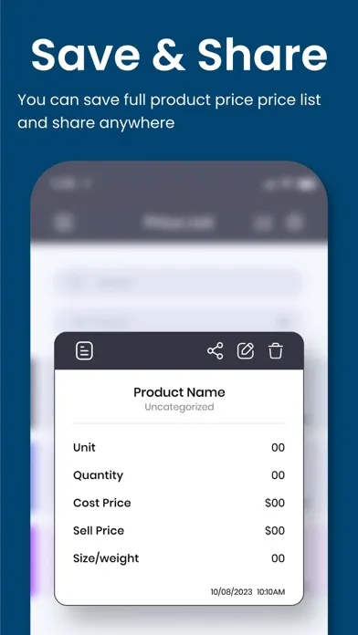 Price List Maker - Creator سکرین شاٹس