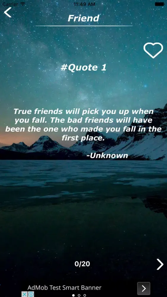 Captures d'écran de Quote Pub