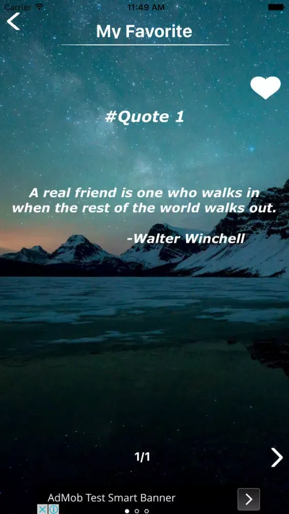 Captures d'écran de Quote Pub