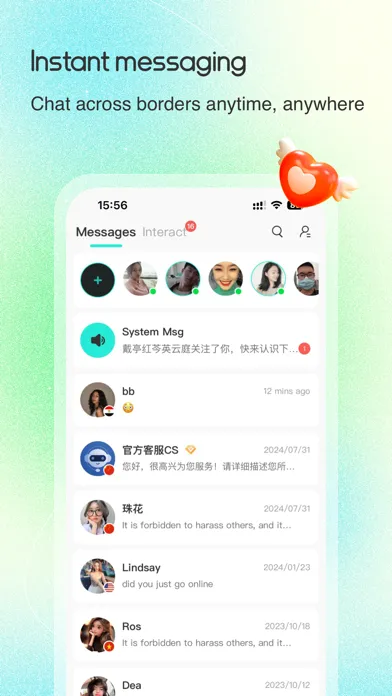 Capturas de tela do WorldTalk-Make Foreign Friends