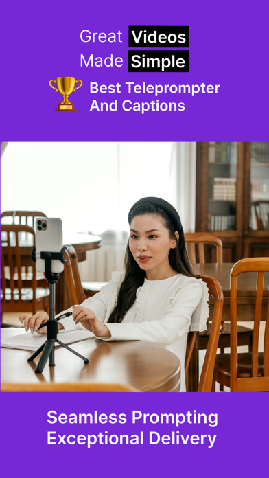 Zrzuty ekranu Teleprompter Script Rehearser