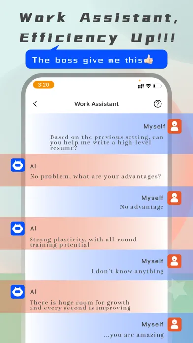 Zrzuty ekranu ChatAI - Chat&Write Robot
