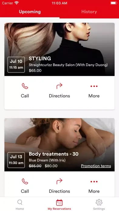 ZERV: Book Spa & Beauty Now 스크린샷