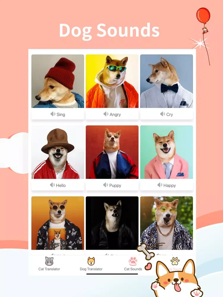 Captures d'écran de MeoWoof: Cat Dog Translator iPad 