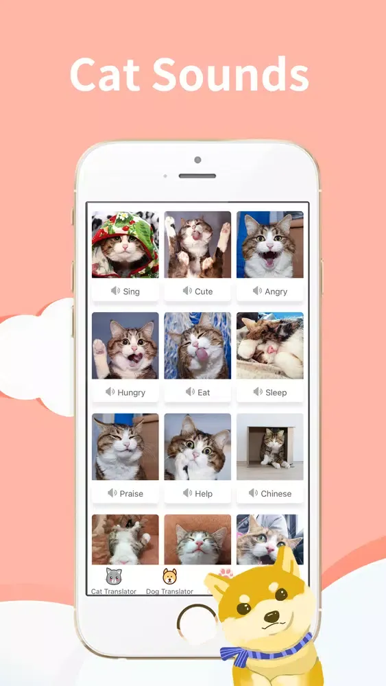 Captures d'écran de MeoWoof: Cat Dog Translator