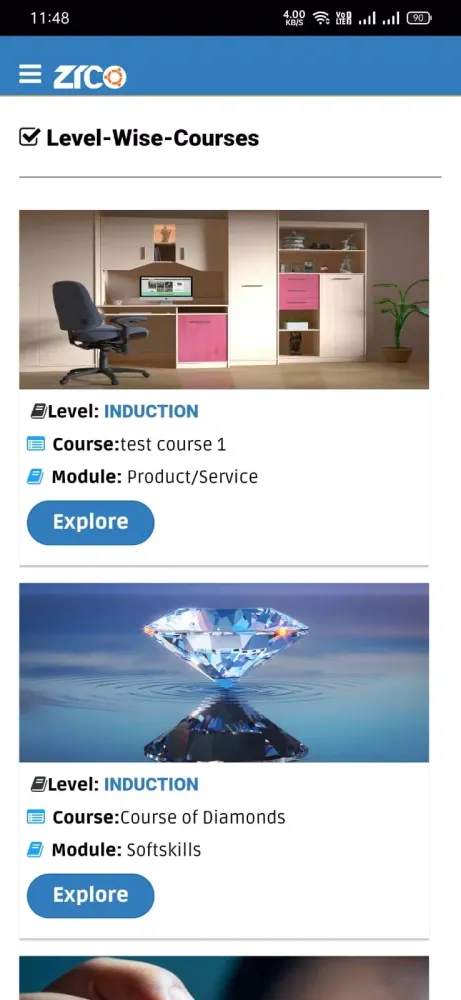 ZICO LMS 2.0 Screenshots