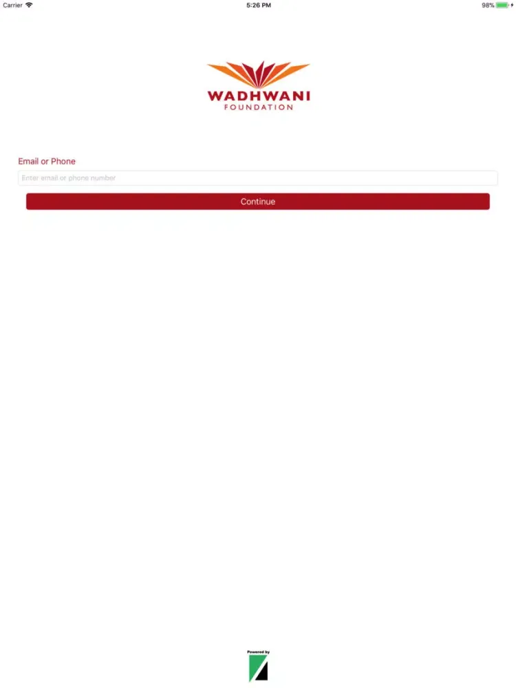 Wadwani Cohorts iPad  स्क्रीनशॉट
