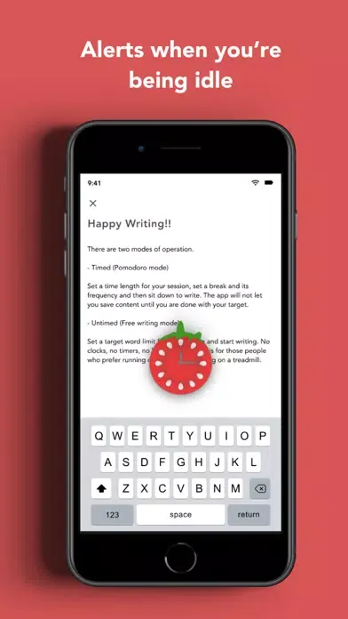Zrzuty ekranu Tomato Typewriter