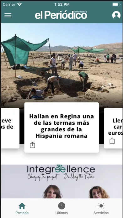 ภาพหน้าจอของ El Periódico Extremadura