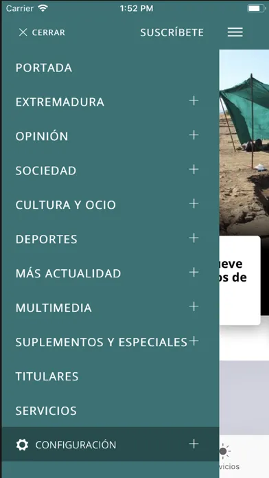 ภาพหน้าจอของ El Periódico Extremadura