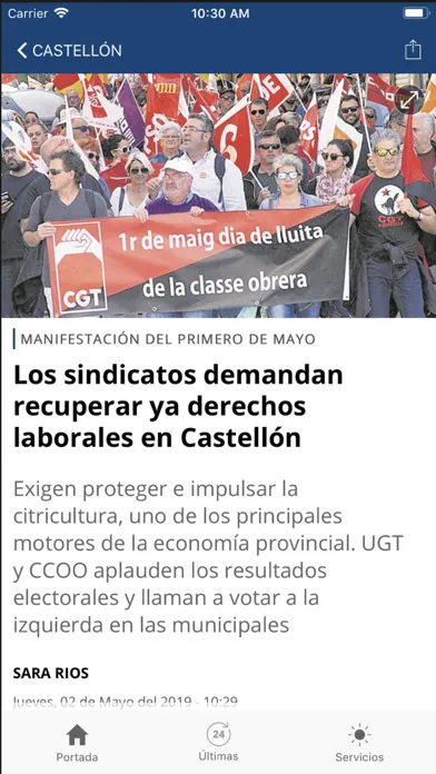 el Periodico Mediterraneo应用截图