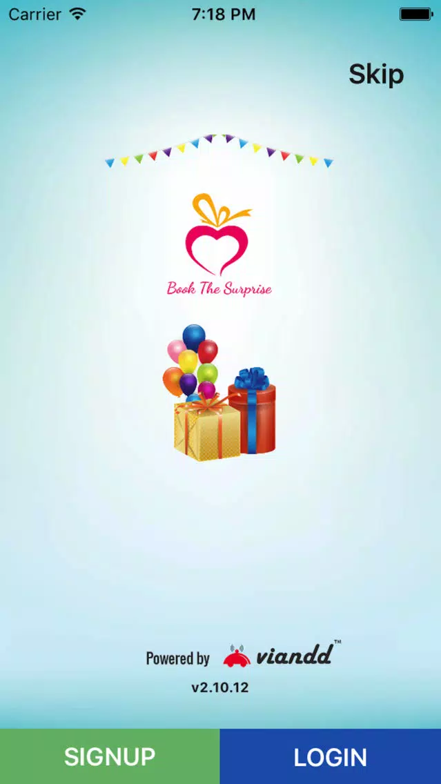 Tangkapan skrin BookTheSurprise