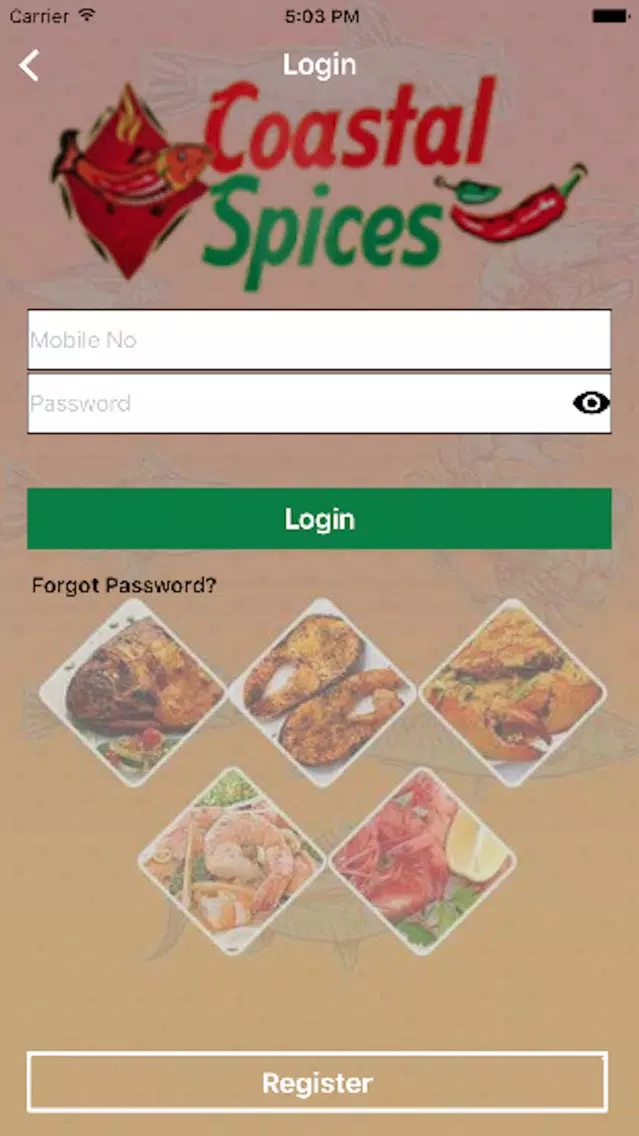 Coastal Spices スクリーンショット