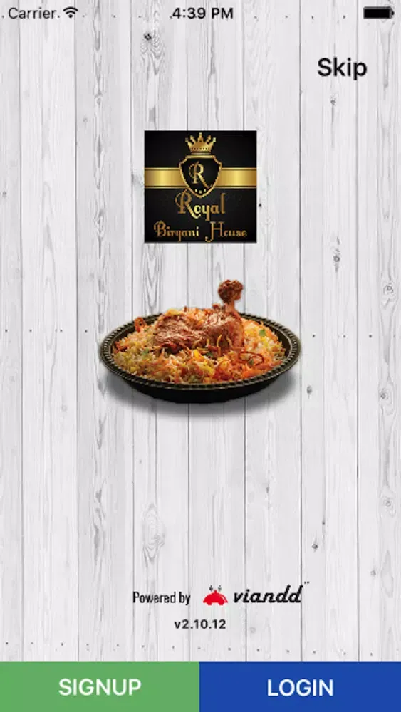 Tangkapan skrin Royal Biryani House