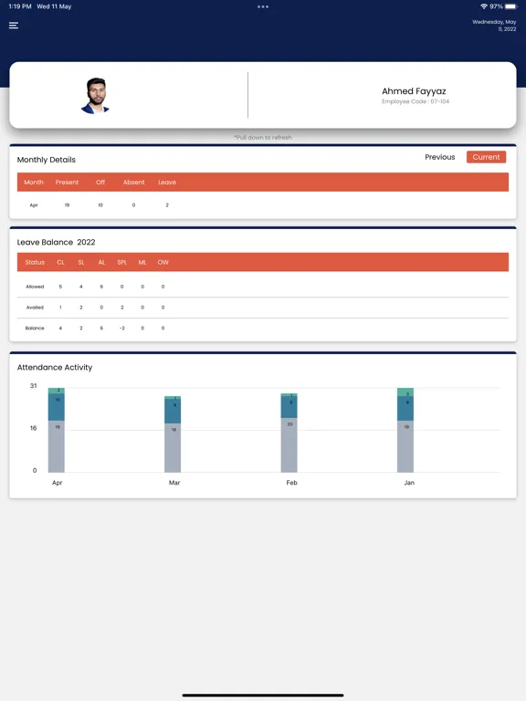 Dropware Employee Self Service iPad  স্ক্রিনশট