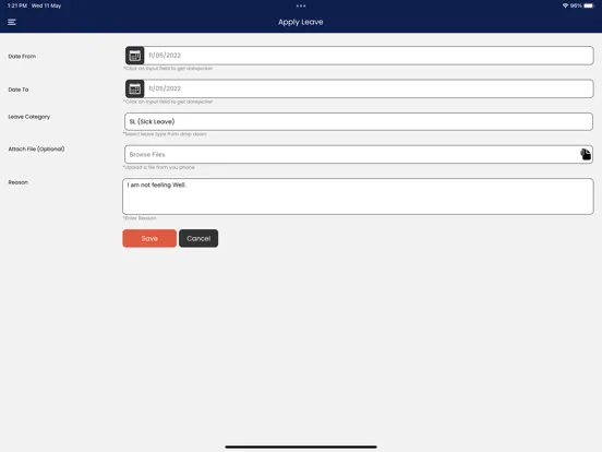 Dropware Employee Self Service iPad  স্ক্রিনশট