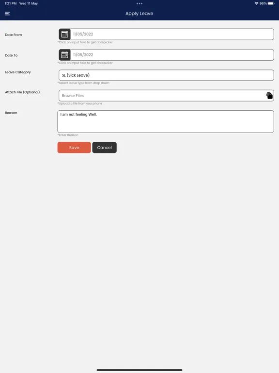 Dropware Employee Self Service iPad  স্ক্রিনশট