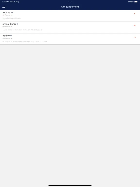 Dropware Employee Self Service iPad  স্ক্রিনশট