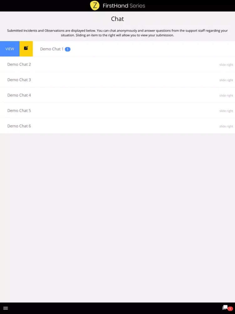 FirstHand Energy iPad  Screenshots