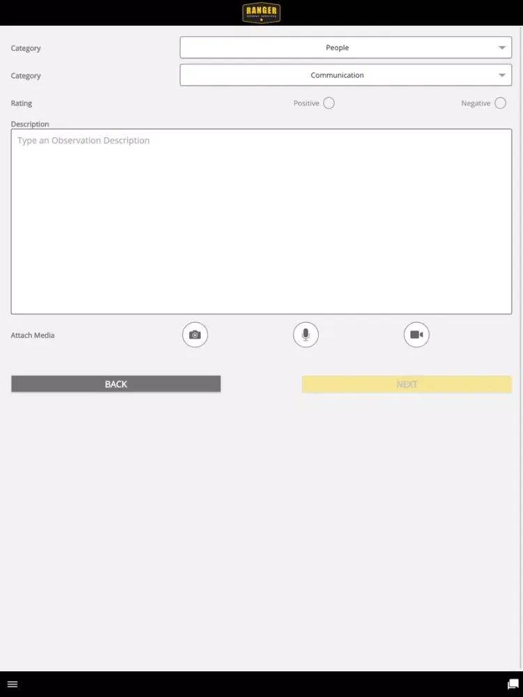 Ranger Observation iPad  स्क्रीनशॉट