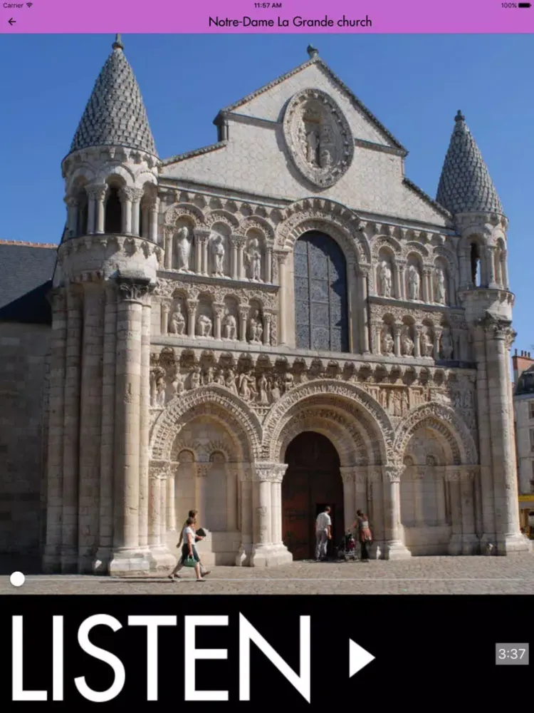Audio guide of Poitiers iPad  스크린샷