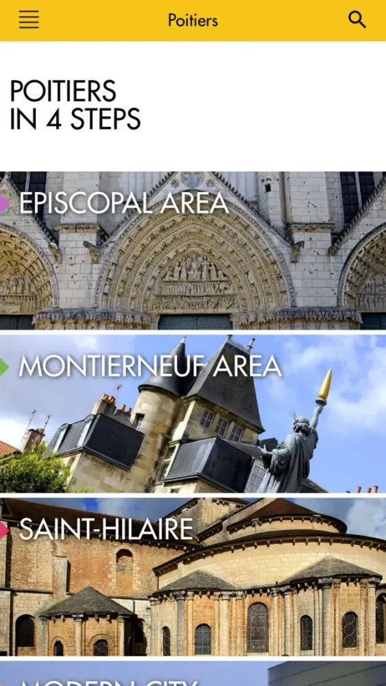 Audio guide of Poitiers 스크린샷