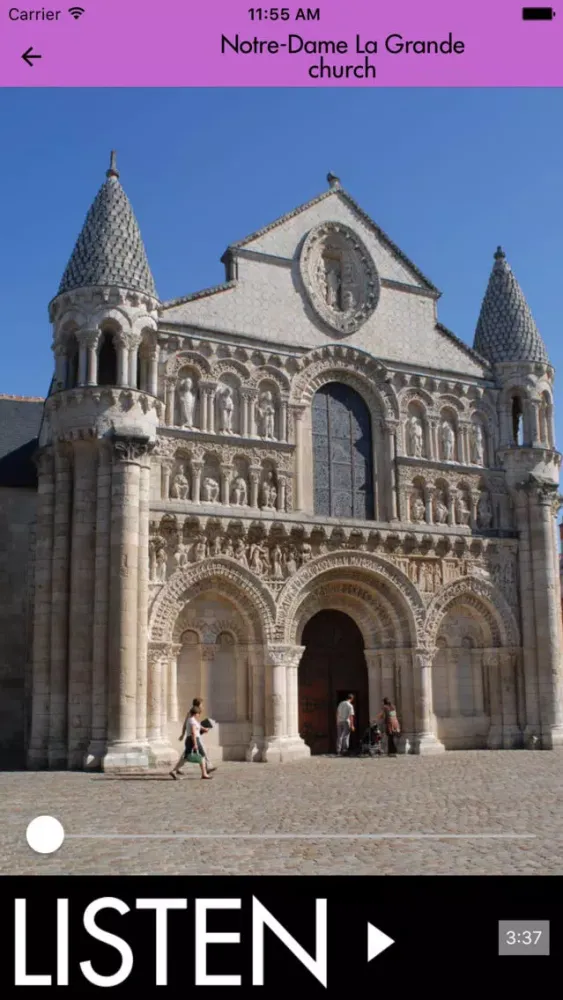 Audio guide of Poitiers 스크린샷