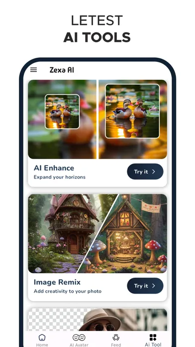 Zexa - AI Art Generator Screenshots