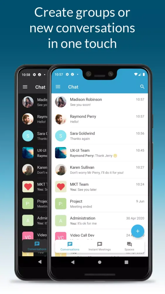 Zextras Chats Screenshots