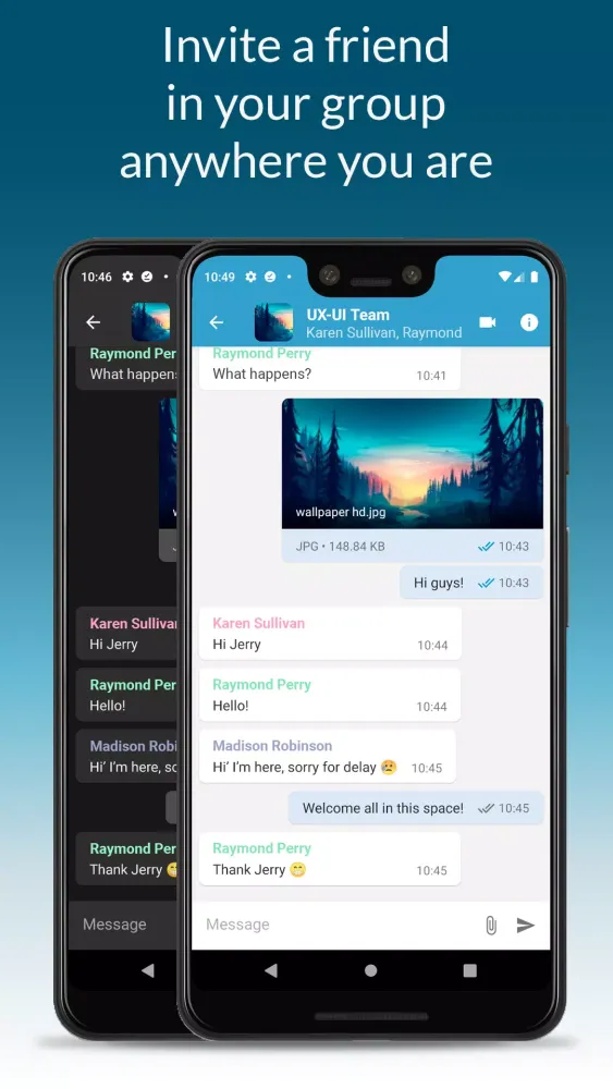 Zextras Chats Screenshots