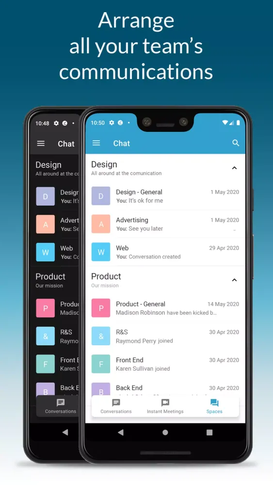 Zextras Chats Screenshots