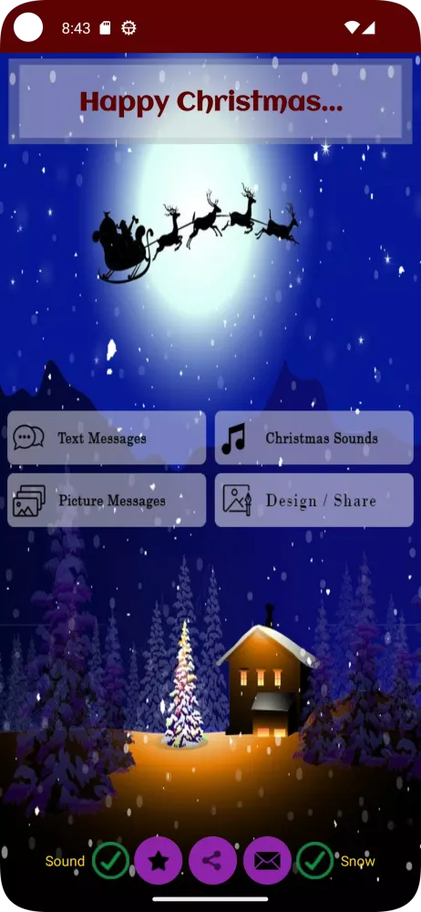 Скриншоты Christmas Wishes & Messages