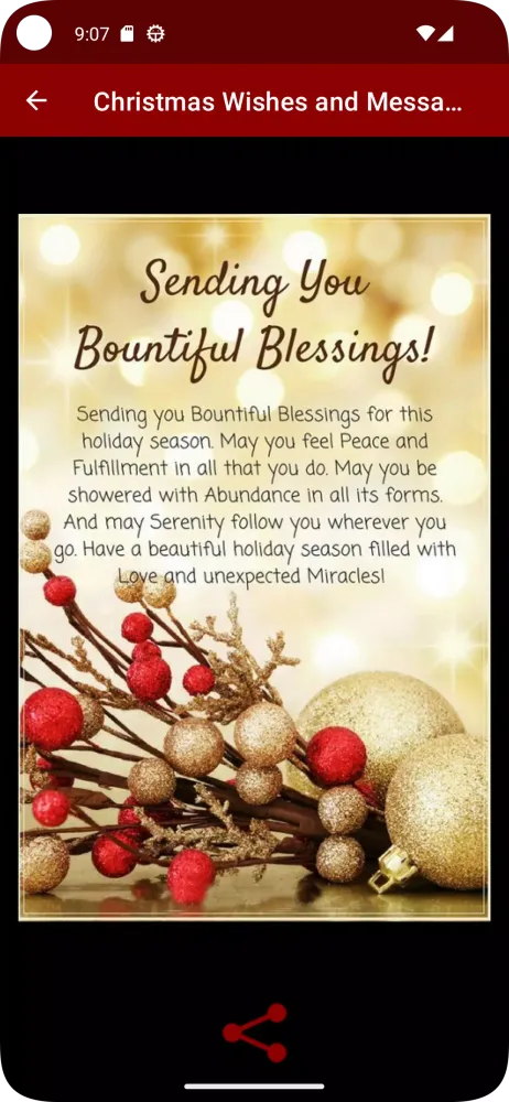 Скриншоты Christmas Wishes & Messages