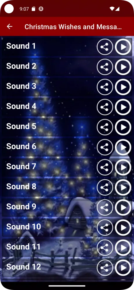 Скриншоты Christmas Wishes & Messages