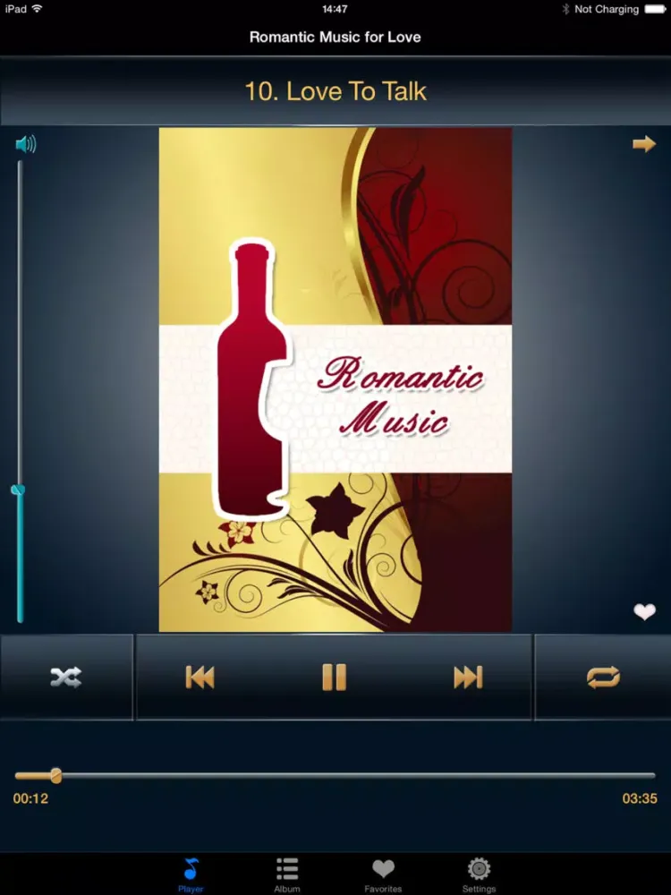 Capturas de tela do romance music - listen to love iPad 
