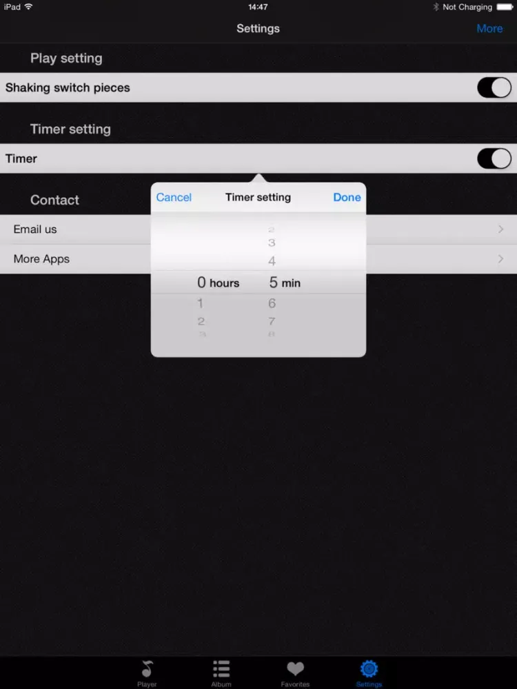 Capturas de tela do romance music - listen to love iPad 