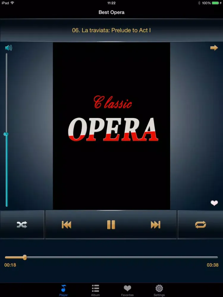Opera music classics free HD - Amazing player for listening to the masters voices iPad  Screenshots