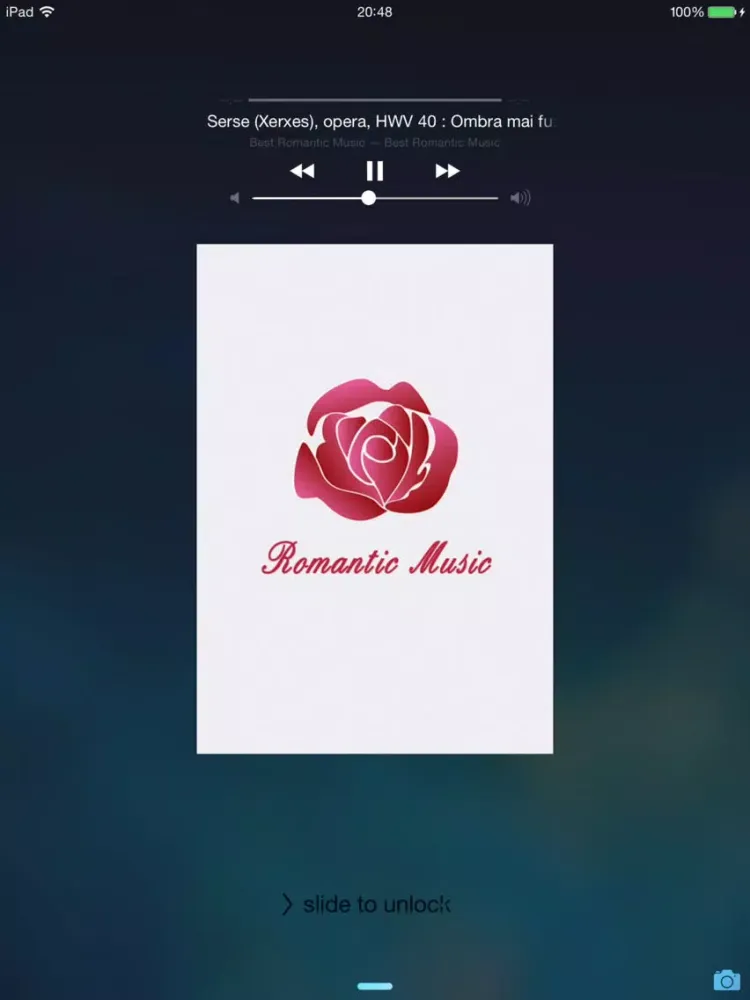romantic music for office diary lover suite player iPad  Ekran Görüntüleri