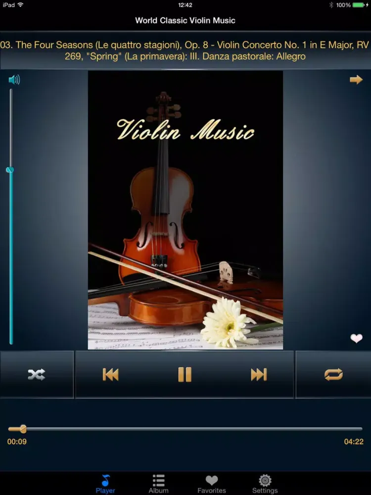 world classical violin music collection free HD iPad  스크린샷
