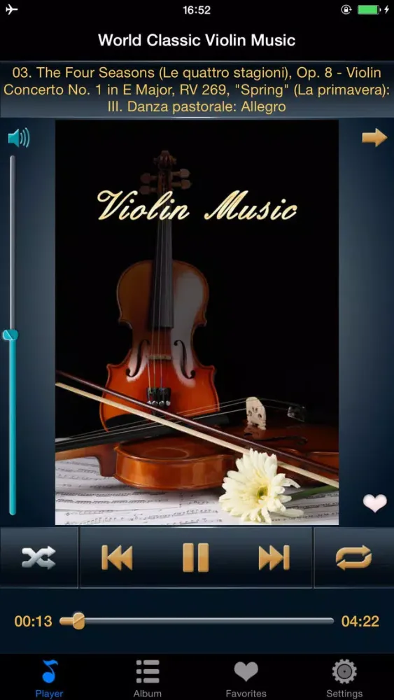 world classical violin music collection free HD 스크린샷