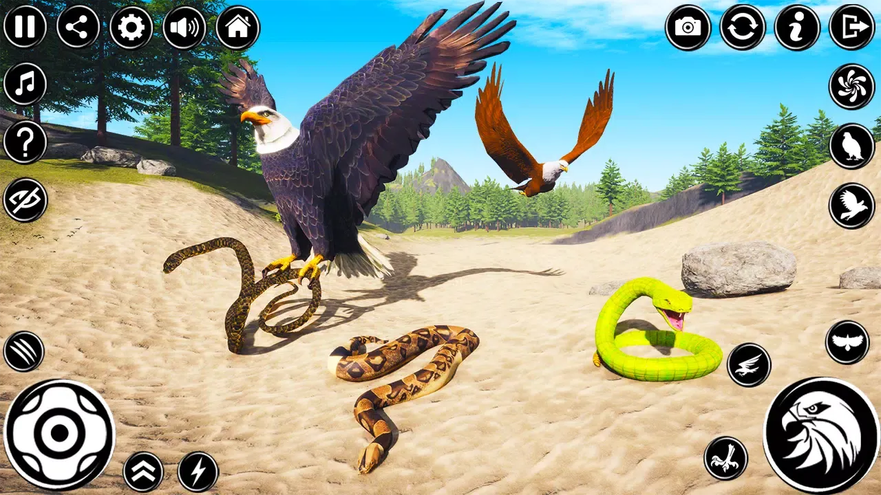 Captures d'écran de Eagle Simulator: Hunting Games