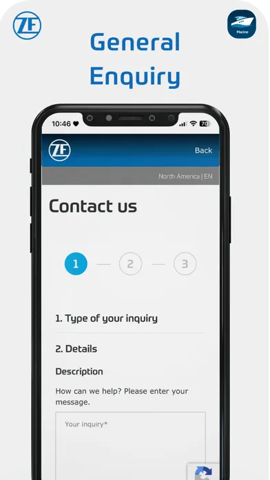 ZF Marine App Screenshots