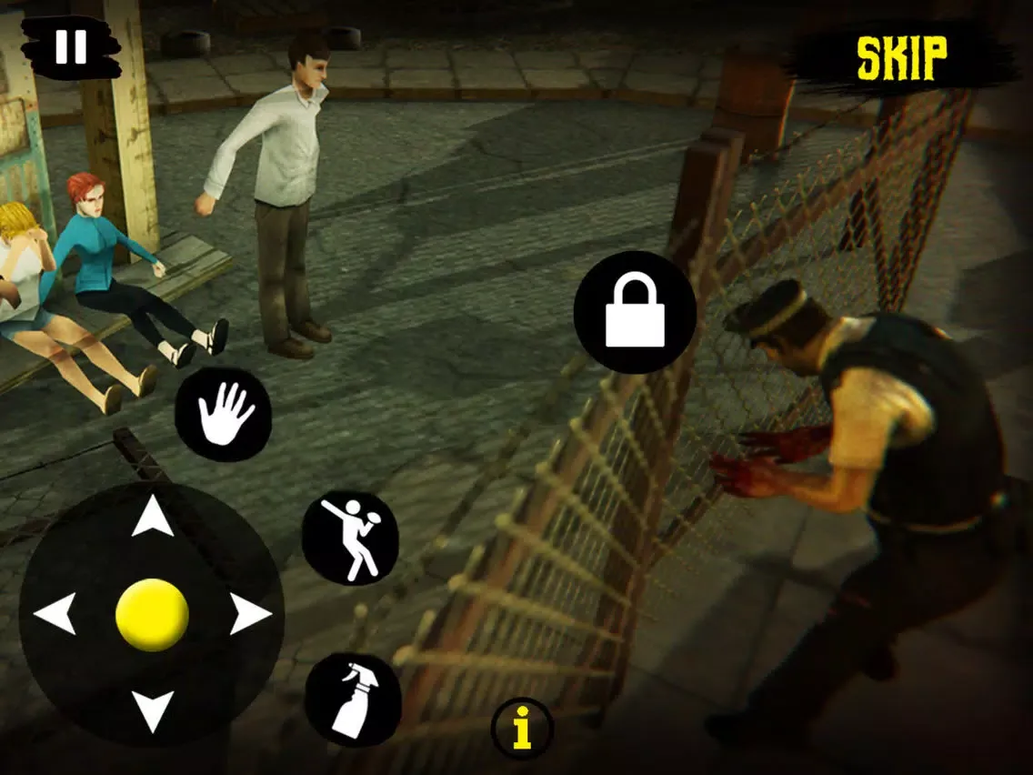 Scary Zombie Police iPad  스크린샷