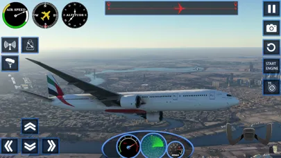ภาพหน้าจอของ Flight Pilot Airplane Games 3D