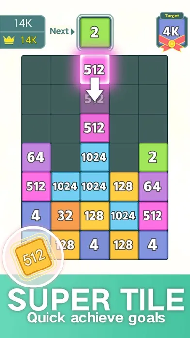 Capturas de tela do NumDrop - Number Puzzle Games