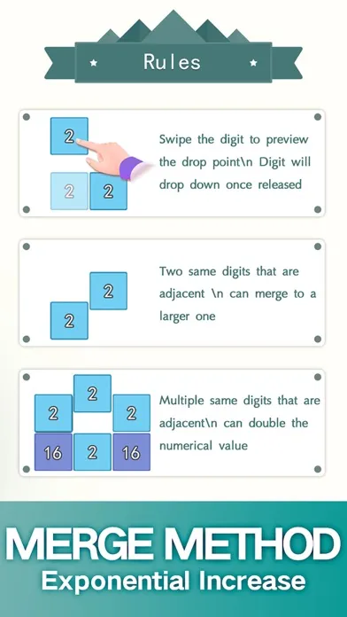 Capturas de tela do NumDrop - Number Puzzle Games