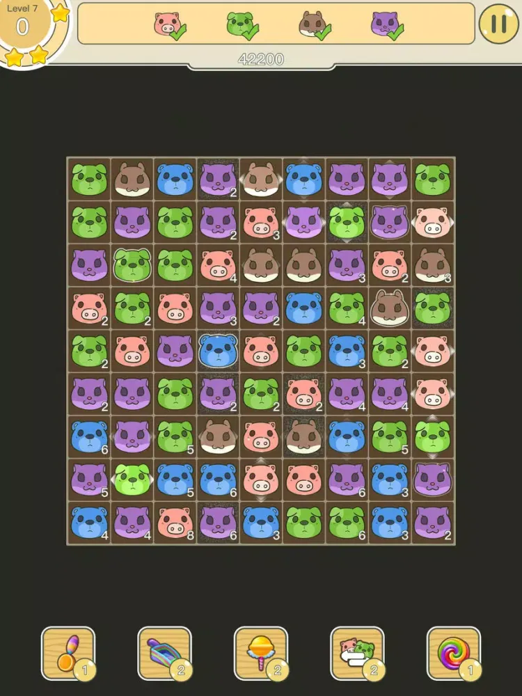 Pig Crush: Classic Puzzle Game iPad  Screenshots